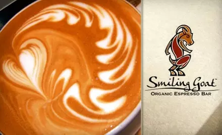 $4 for $8 Worth of Coffee and Café Fare at Smiling Goat Organic Espresso Bar - Primary Image
