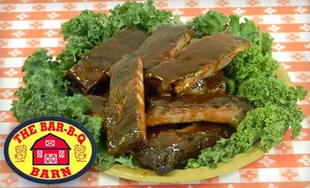$5 for $10 Worth of Real Pit Barbecue and Drinks at The Bar-B-Q Barn  - Primary Image