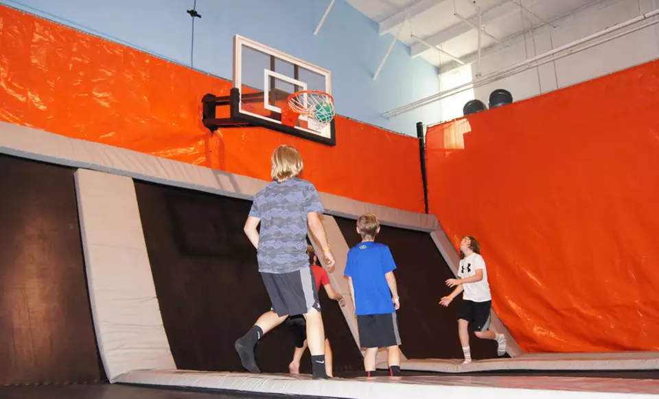 1-Hour Open Jump Sessions, or a Party for up to 12 at Elevation Trampoline Park - Edmond (Up to 45% Off) - Second Medium