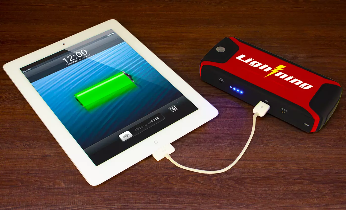 12V Lithium Ion Battery Jumper for Cars and Mobile Devices - Second Medium