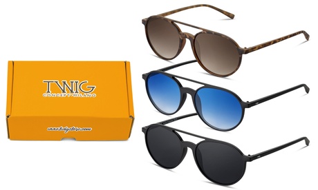 Set 3 paia di occhiali da sole Premium Twig Concept Milano