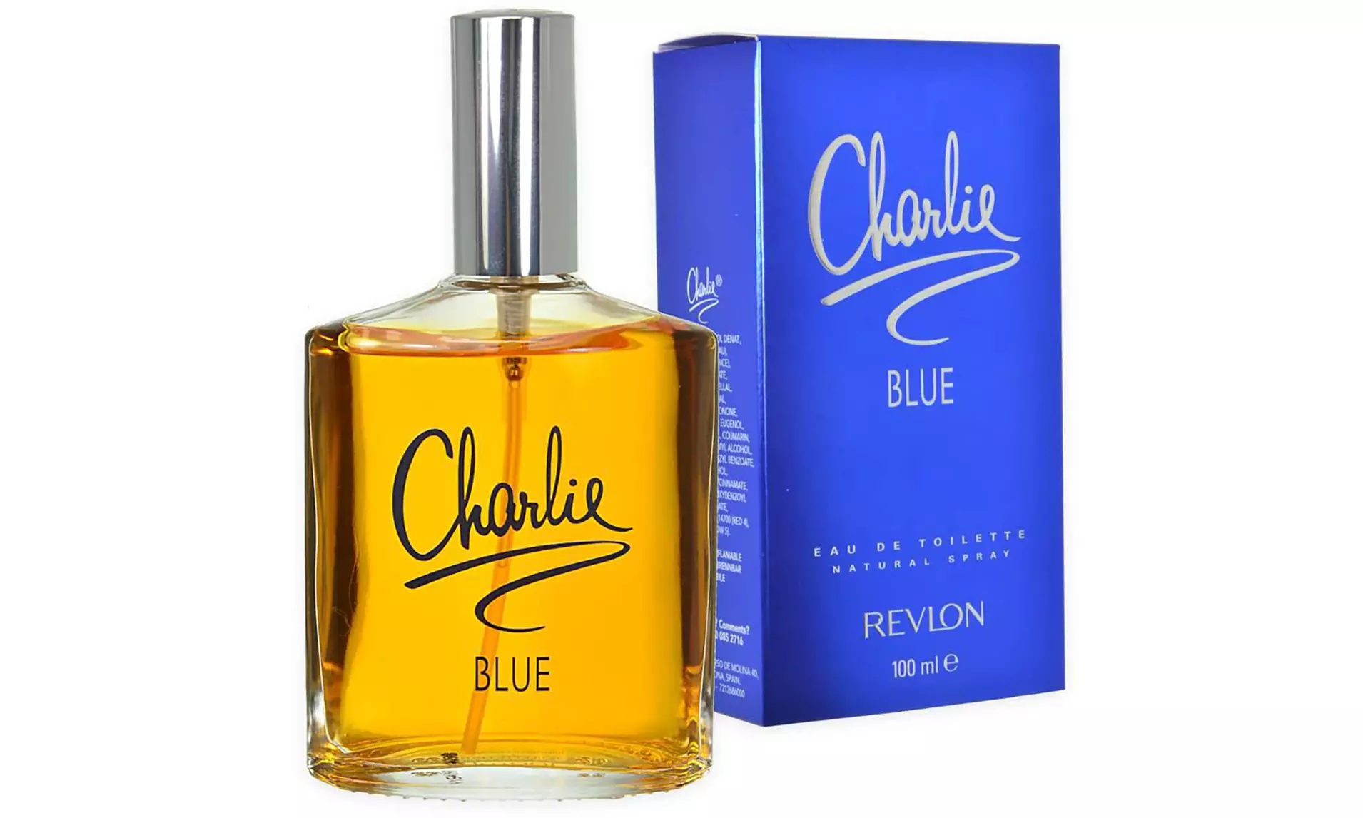 1 ou 2 bouteilles d'eau de toilette Blue de Charlie 100ml pour femme - Primary Image