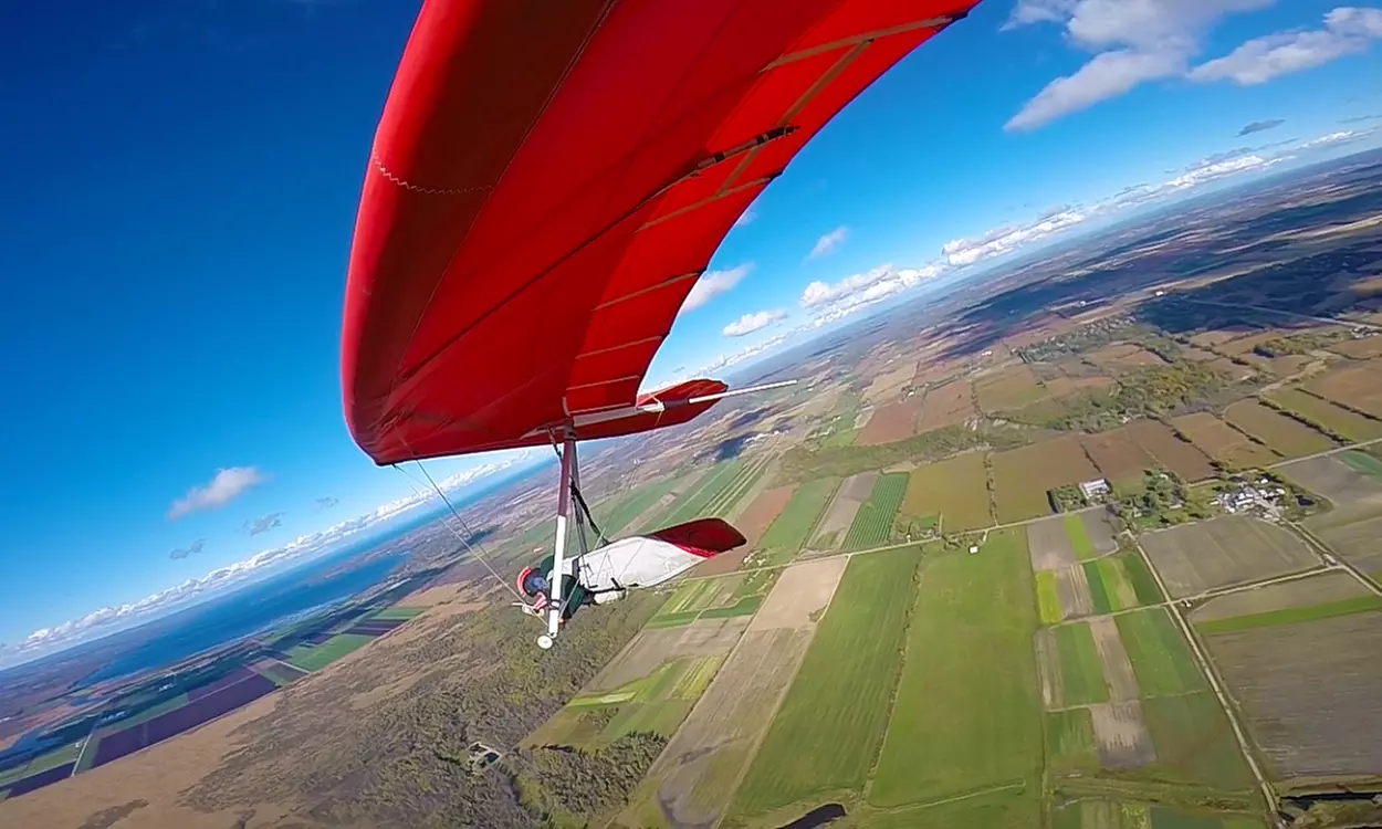 C$120 for One Tandem Hand Gliding Session from Fly Gravity Sports (C$175 Value) - Primary Image