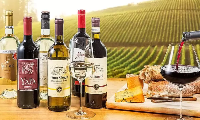 Two Hour Social Painting Event Plus Premium Wine from Paint Nite and Heartwood & Oak (73% Off) - Second Medium