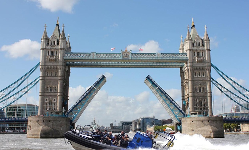 Image 1: Thames High Speed Boat Tour