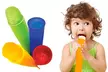 6, 12 oder 24 bunte Silikon-Ice-Pop-Formen für hausgemachtes Stangeneis aus Wasser, Säften, Cola, Limonaden oder Joghurt - Second Medium