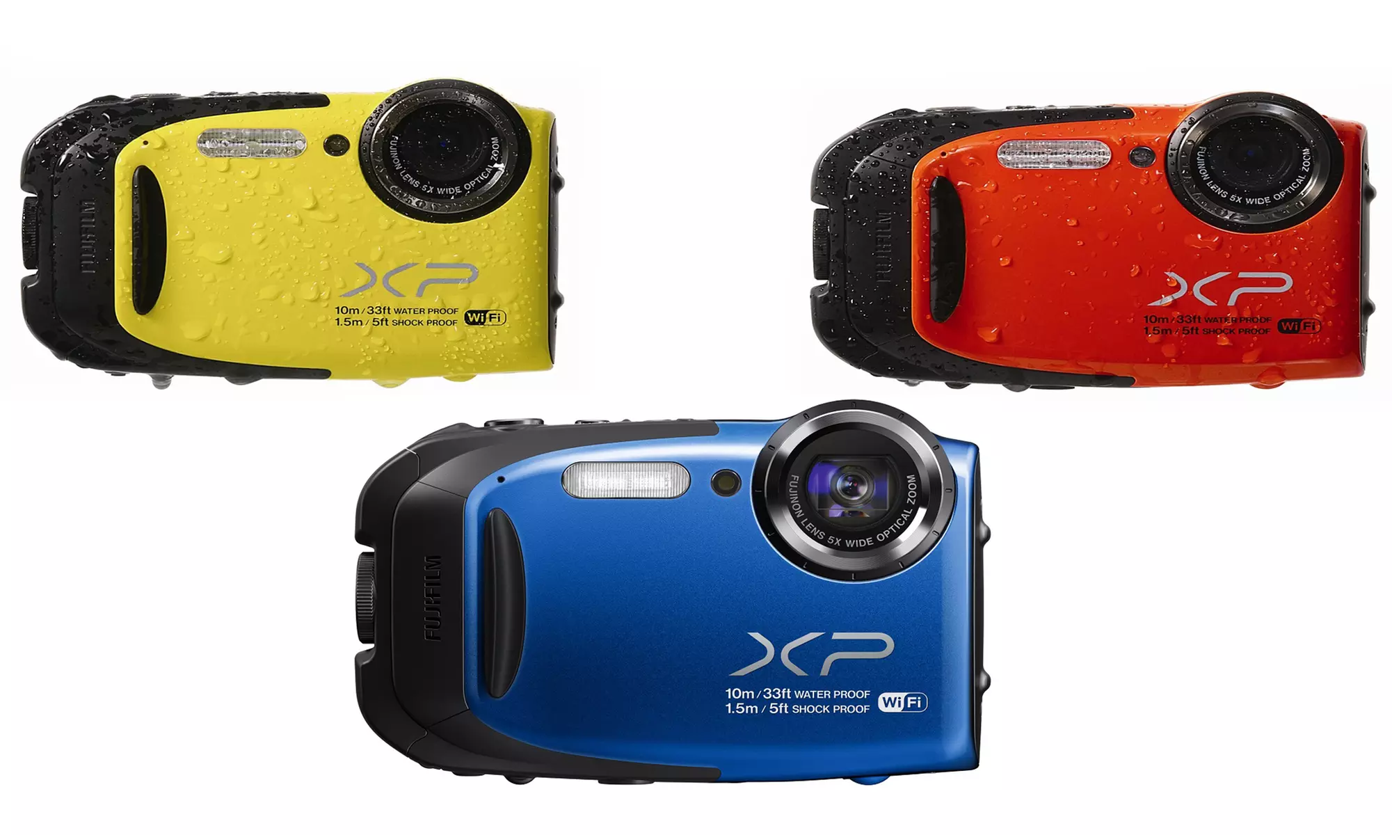 Fujifilm FinePix XP70 16MP Waterproof Digital Camera with 2.7" LCD Screen (Manufacturer Refurbished) - Primary Image