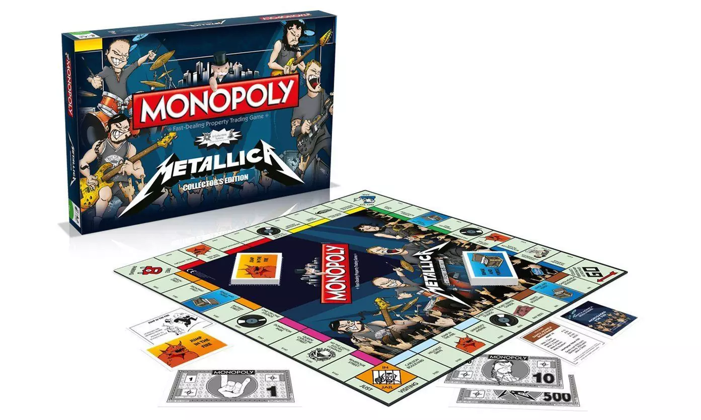 Jeu de société Monopoly édition Metallica version anglaise - Primary Image
