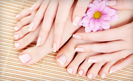 Mother-Daughter Mani-Pedi with Beverages at Moda Nail Spa (Up to 55% Off). Two Options Available. - Primary Image