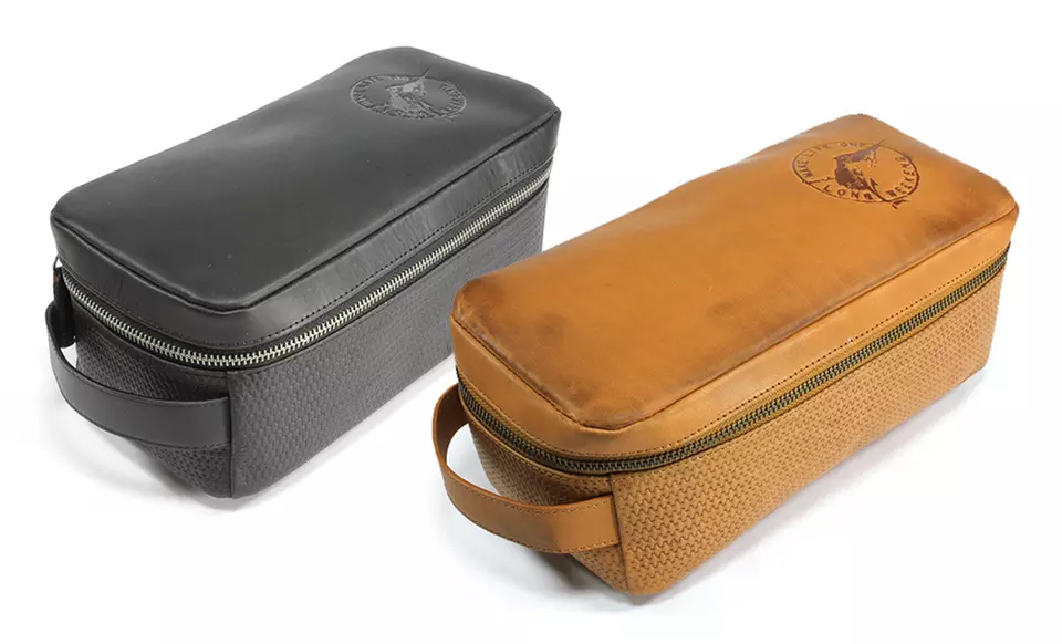 Tommy Bahama Weekender Dopp Kit in Black or Tan. Free Returns. - Primary Image