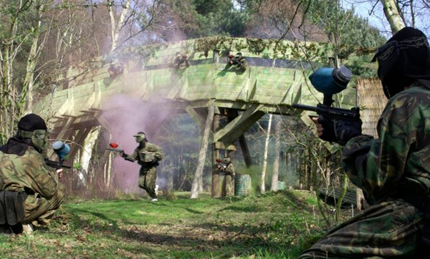 Image 5: Paintballing and Lunch For Five