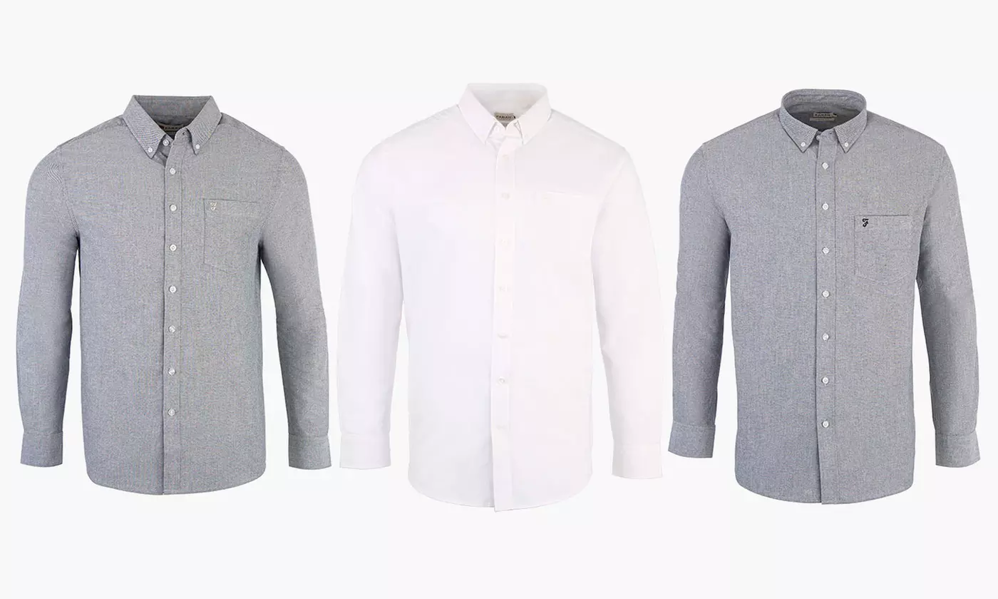 Chemises pour hommes 100% coton Farah - Primary Image