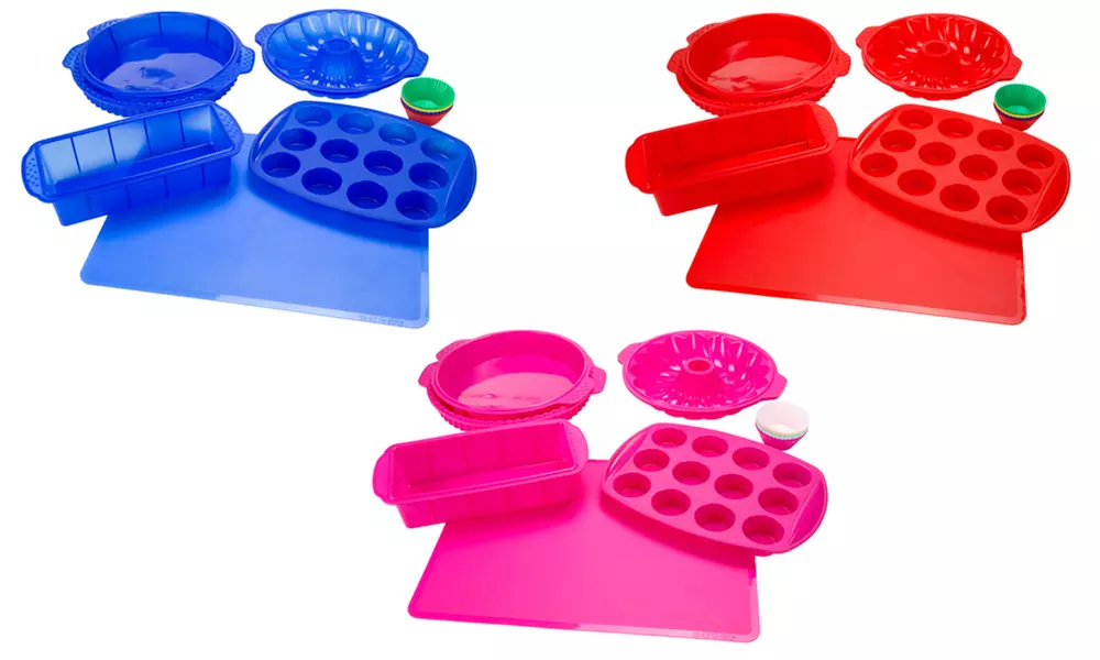 Classic Cuisine Silicone Bakeware Set (18-Piece) - Primary Image