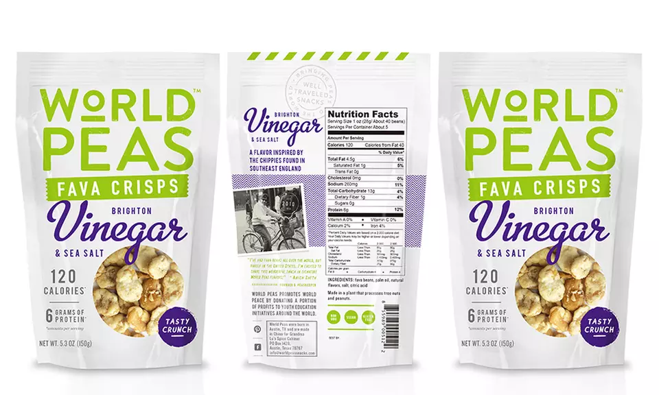 World Peas Fava Crisps (6-Pack) - Second Medium