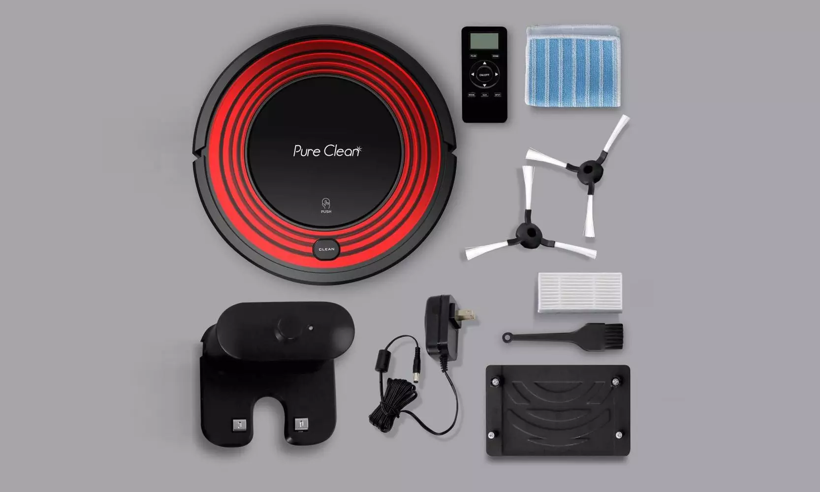 Pure Clean Smart Robot Vacuum with Mop, Sweep, Dust, and Vacuum - Primary Image