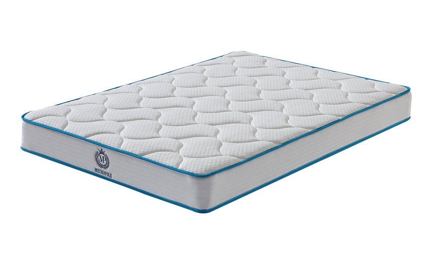 Image 2: Matelas Métropole à mémoire de forme et ressorts ensachés