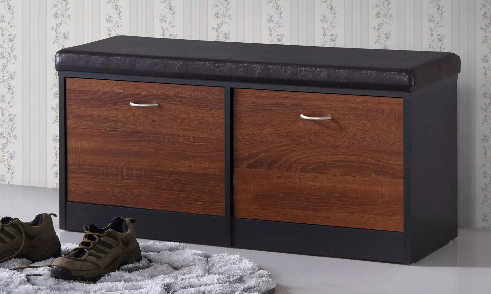 Clevedon Contemporary Shoe Storage Bench - Second Medium