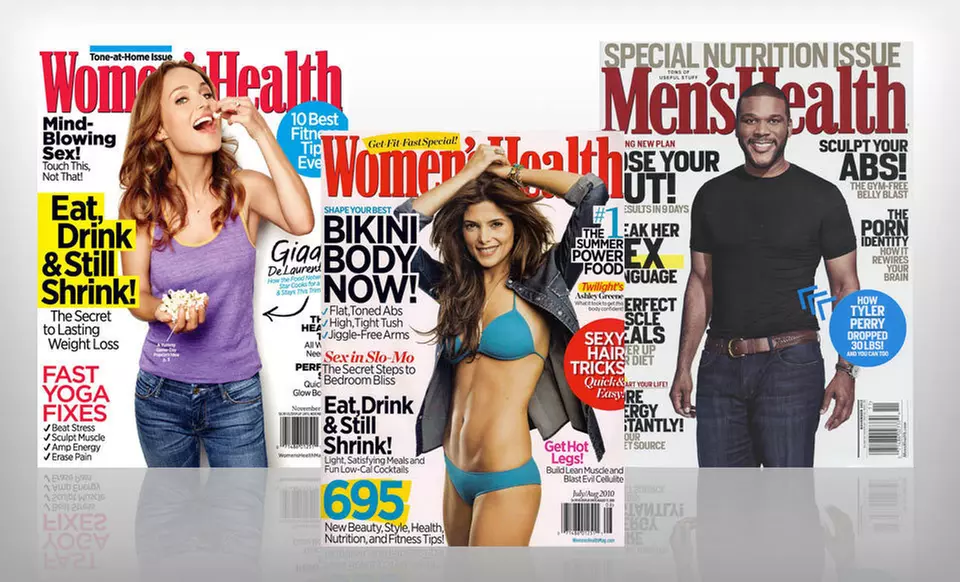 One-Year Subscription to “Men’s Health” or “Women’s Health” (Up to 66% Off). Free Shipping. - Second Medium