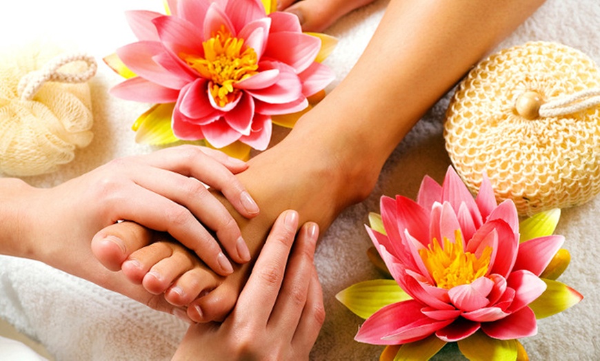 Image 1: One-Hour Reflexology Plus Massage