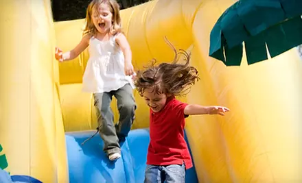 $25 for 10 Kids' Open-Bounce Visits to Jumpin' Jax Bounce & Party Center in Papillion ($55 Value) - Primary Image