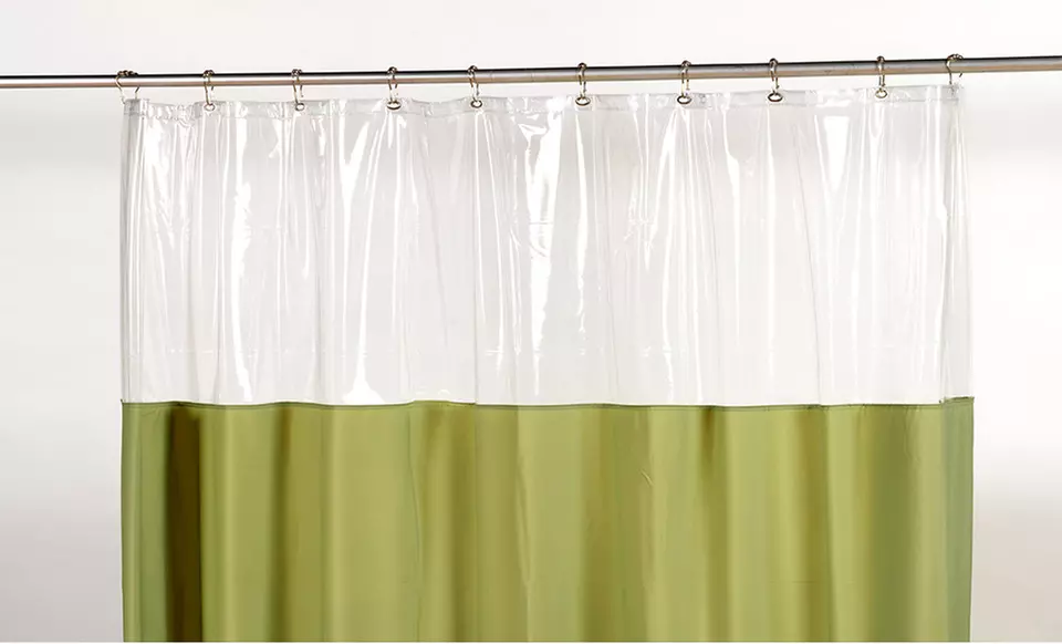Vinyl Window Shower Curtain - Second Medium