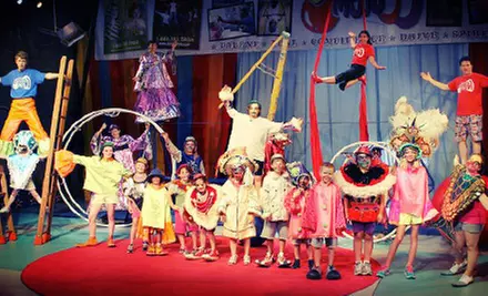 Four or Six Circus Studio Sessions, One Week of Kids' Camp, or a Birthday Party at Circus Mojo in Ludlow (Up to 56% Off) - Primary Image