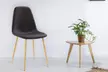 Lot de 4 chaises scandinaves en tissu et pieds en bois - Image 2