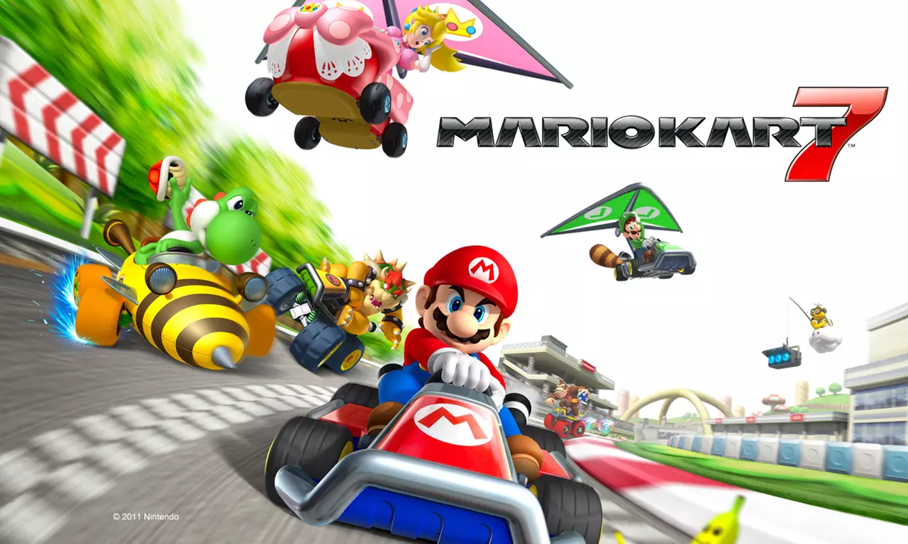 Mario Kart 7 Full Game Download for the Nintendo 3DS - Primary Image