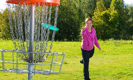 Pour 1 enfant : 2 parties de disc golf