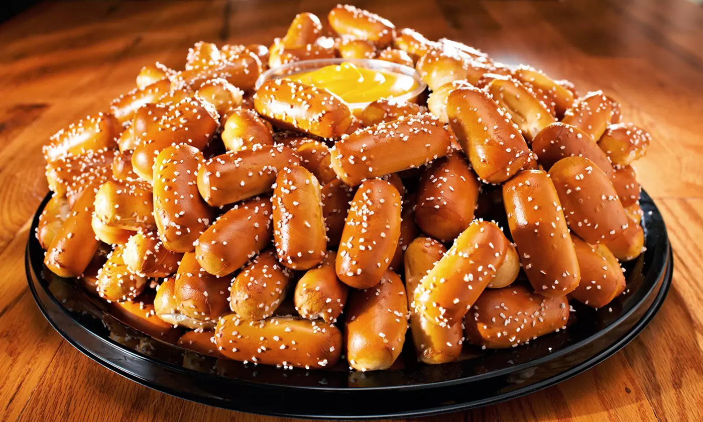 Party Tray, or Three or Five Groupons Good for Six Pretzel Twists at Philly Pretzel Factory (Up to 44% Off) - Primary Image