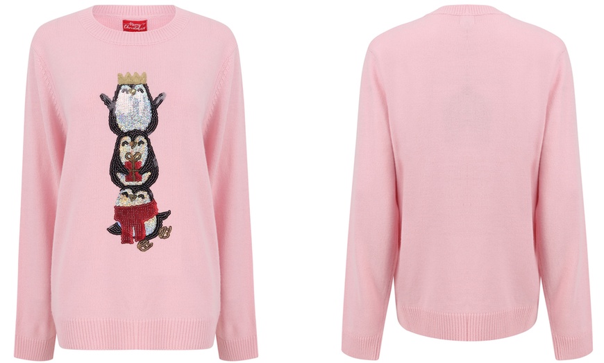 Image 2: Women's Christmas Jumper