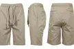 Galaxy By Harvic Men's Cotton Stretch Twill Jogger Shorts (S-2XL) - Second Medium