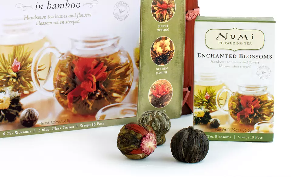 $23.99 for a Numi Organic Flowering Tea Set in Bamboo Case ($39.99 List Price). Free Shipping. - Primary Image