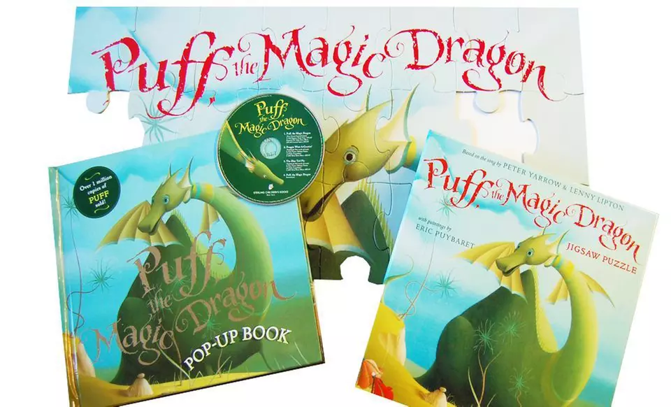 Puff the Magic Dragon Pop-Up Book and Jigsaw Puzzle Bundle - Primary Image