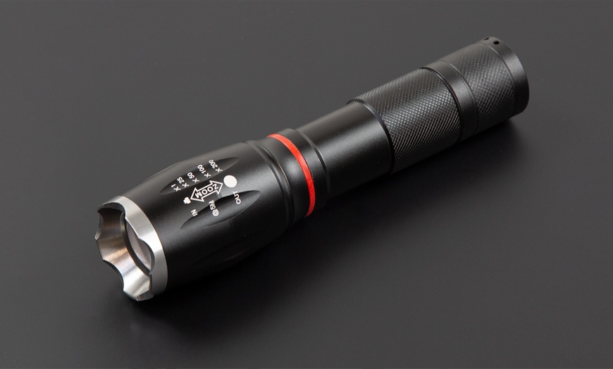 Image 1: Military LED Tactical Flashlight