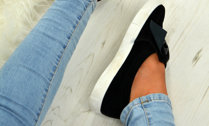 Image 5: Women's Bow Sneakers