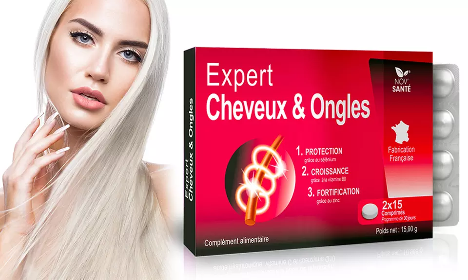 Complément alimentaire Expert cheveux & ongles, jusqu`à 4 mois de cure - Primary Image