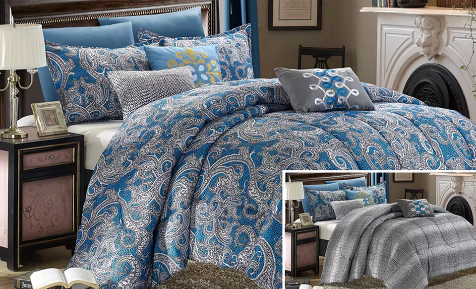 12-Piece Vienna or Sutton Place Reversible Comforter-and-Sheet Set for $79.99 or $89.99  - Primary Image