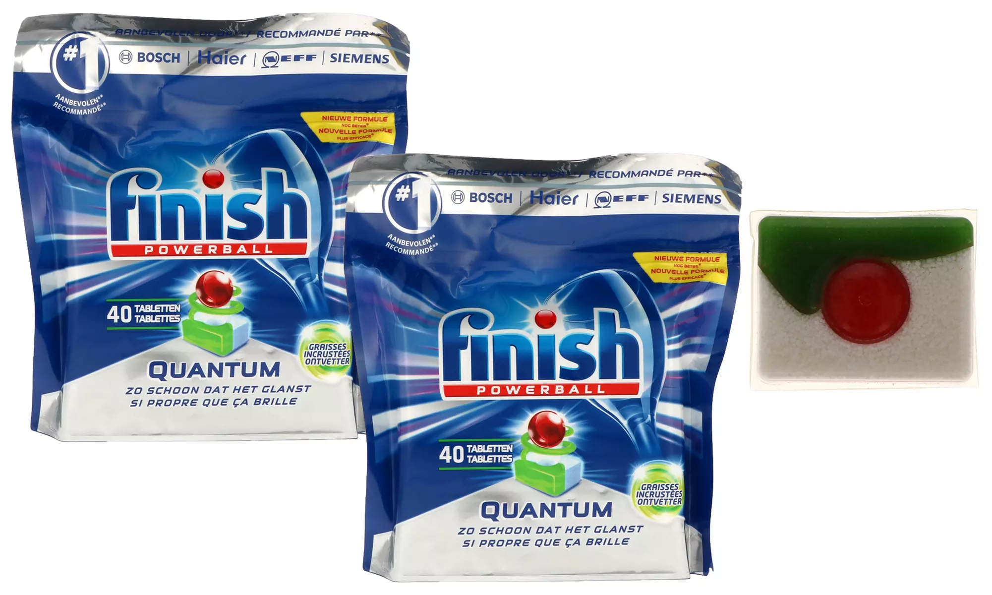 80, 160 ou 320 tablettes pour lave-vaisselle Finish Quantum - Primary Image