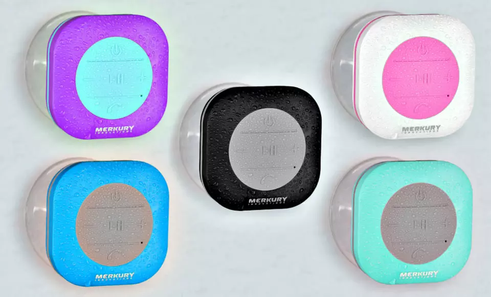 Merkury Innovations Bluetooth Shower Speaker with Mic - Primary Image