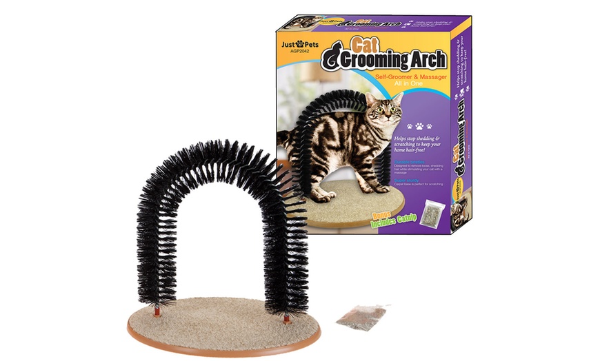 Image 2: Self Grooming Cat Arch