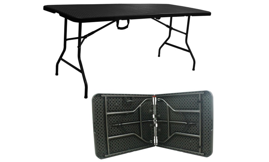 Image 3: 6ft Fold-In-Half Table