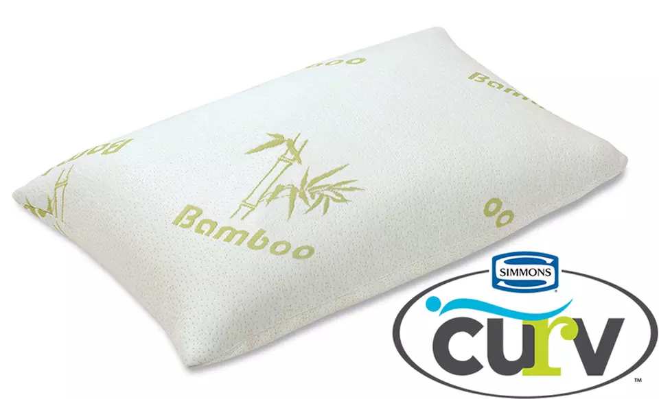 Simmons Curv Bamboo Memory Foam Classic Pillow (1- or 2-Pack) - Primary Image