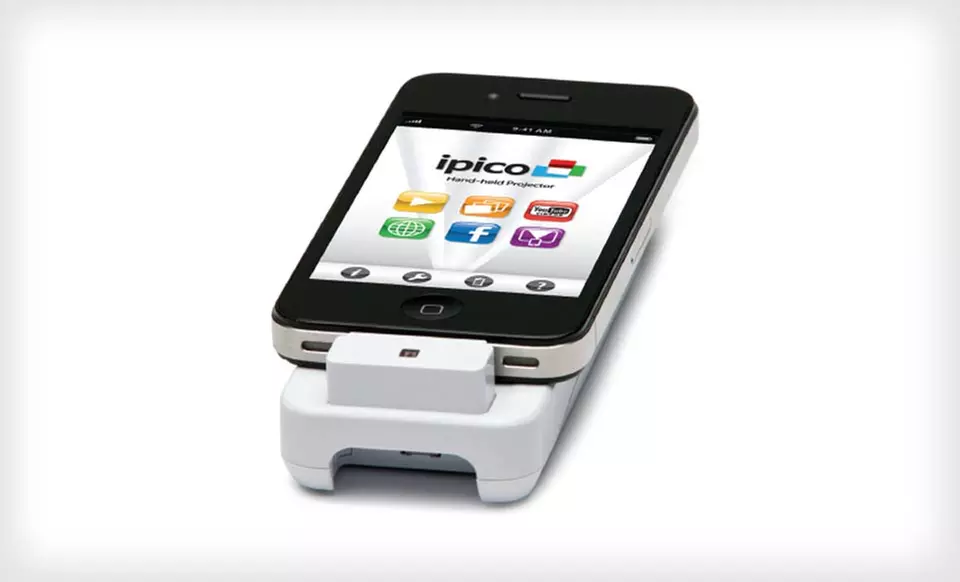 $79.99 for a General Imaging ipico Handheld Projector for iPhone ($129.99 List Price). Free Shipping and Returns. - Second Medium