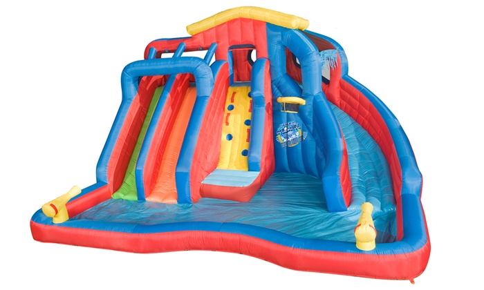 Banzai Hydro Blast Water Park or The Plunge Inflatable Play Sets | Groupon