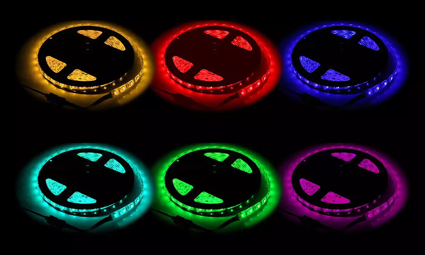 5-Meter Colorful LED Strip Light - Primary Image
