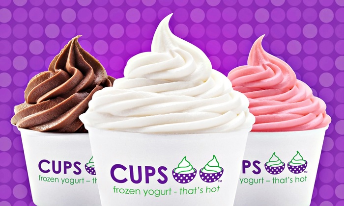 frozen yogurt cups