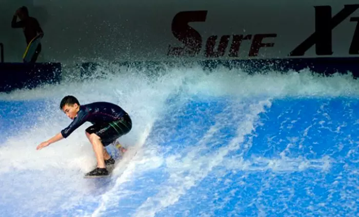 One Hour of Indoor Surfing and Trampolining for One, Two, or Four at Surf Xtreme (Half Off) - Primary Image