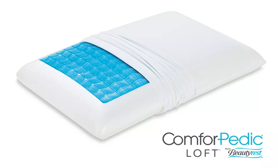 ComforPedic Loft by Beautyrest Memory Foam and Cooling Gel Pillow - Primary Image