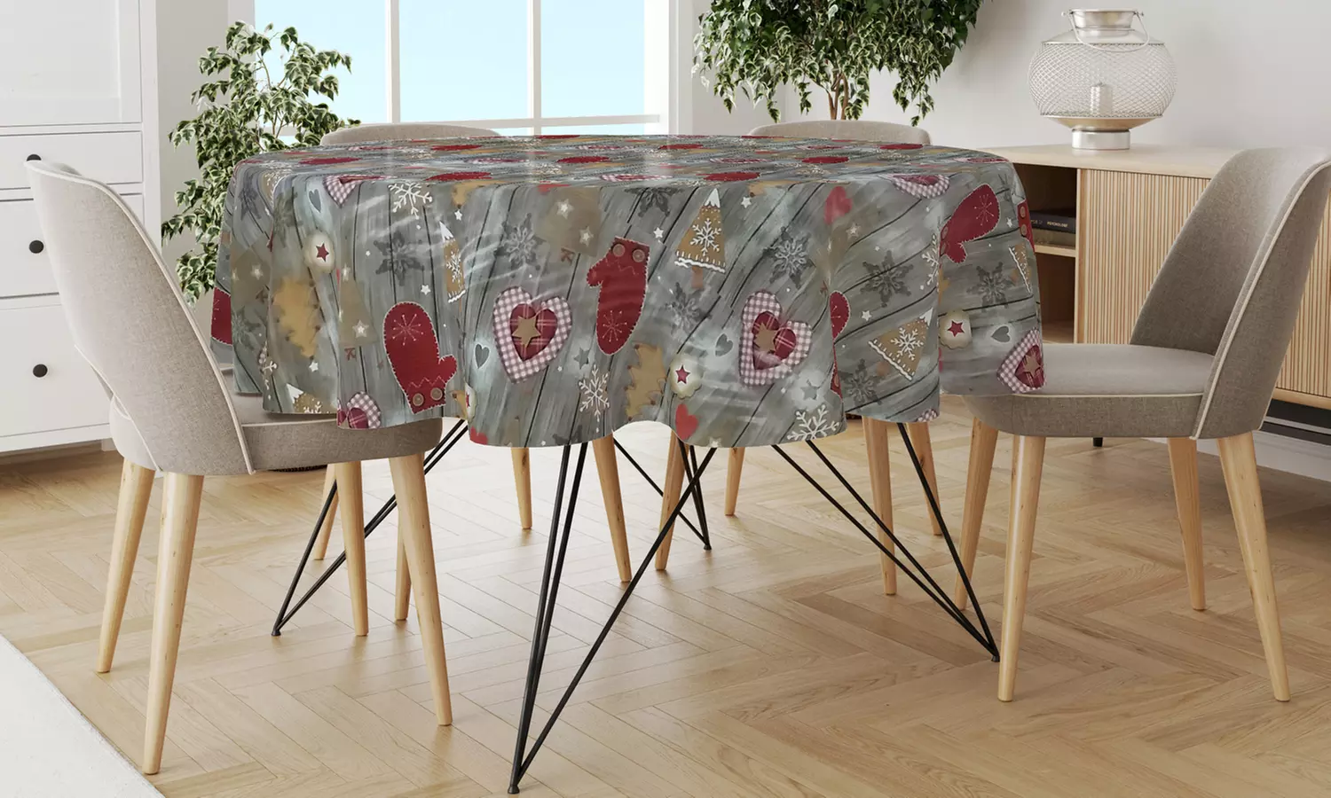 Tovaglia Norvegia Cieffepi Home Collections in stile natalizio